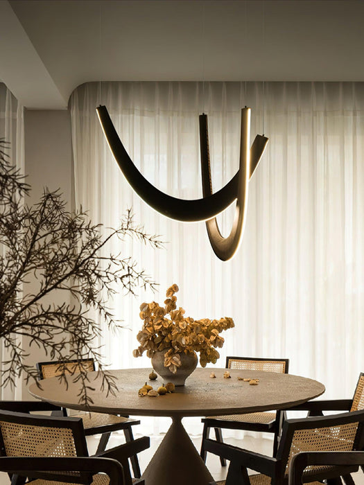 U Wooden Pendant Lamp-DWHOME