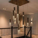 Ulas Modern Crystal Cascade LED Pendant Chandelier - DWHOME