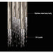 Ulas Modern Crystal Cascade LED Pendant Chandelier - DWHOME