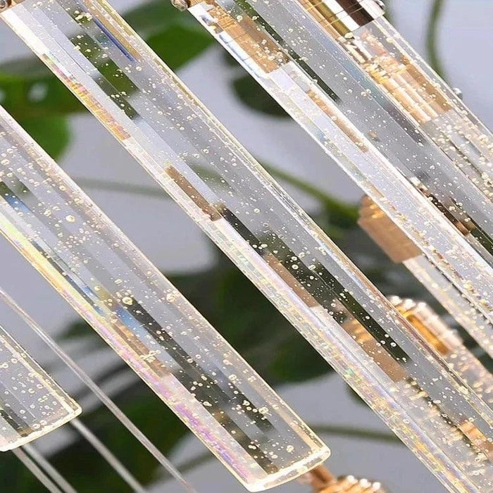 Uly Gold Crystal Chandelier for Staircase&Foyer&High Ceiling - DWHOME