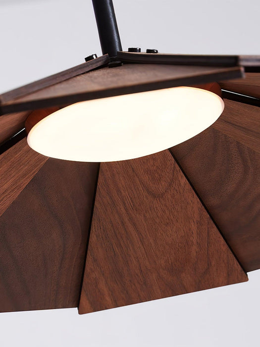 Umbrella Wooden Pendant Light-DWHOME