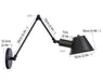 Rustic Style Angled Wall Light - DWHOME