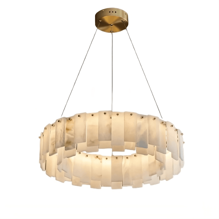 Moonshade Natural Marble Chandelier - DWHOME