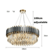 Stainless Steel LED Crystal Chandelier - DWHOME