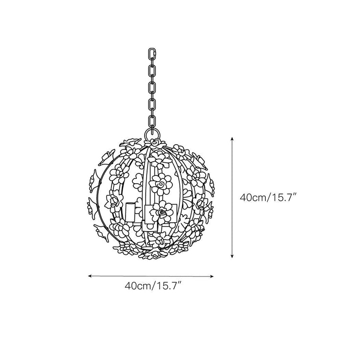 Uolfin Globe Chandelier-DWHOME