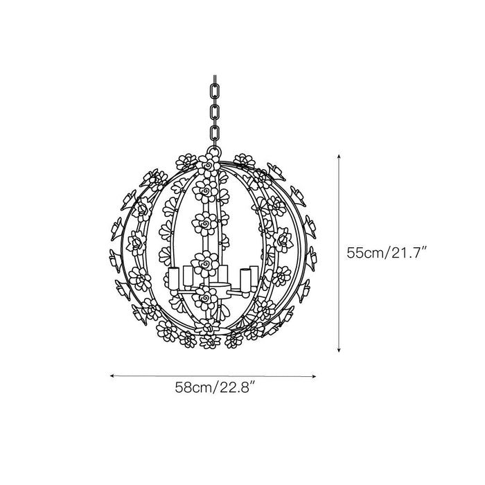 Uolfin Globe Chandelier-DWHOME