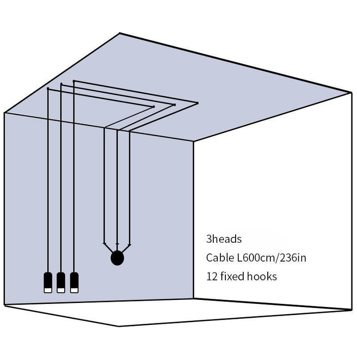 Line Form Pendant light-DWHOME