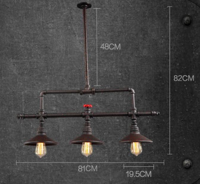 VILLE Ceiling Pipe Industrial Lamp - DWHOME