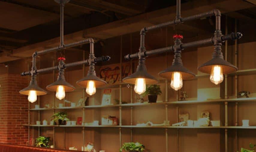 VILLE Ceiling Pipe Industrial Lamp - DWHOME