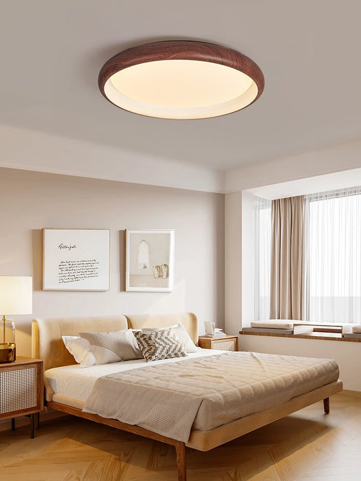 Valencia Walnut Ceiling Light-DWHOME
