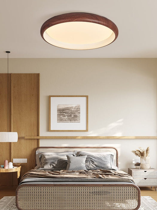 Valencia Walnut Ceiling Light-DWHOME