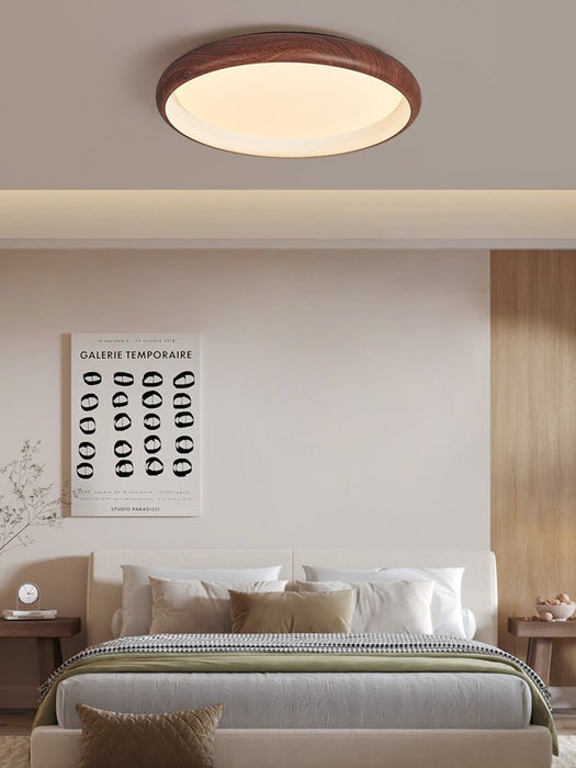 Valencia Walnut Ceiling Light-DWHOME