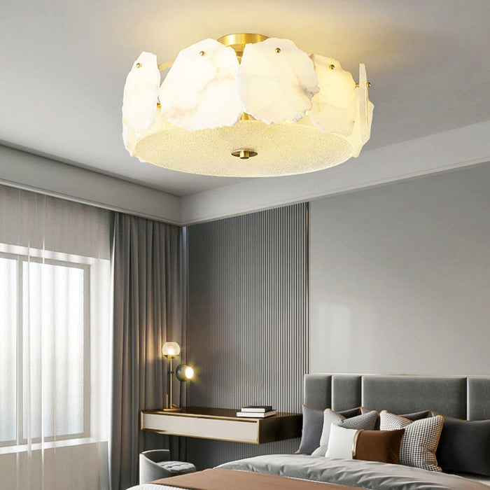 Valeria Alabaster Ceiling Lamp-DWHOME