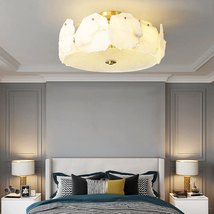 Valeria Alabaster Ceiling Lamp-DWHOME