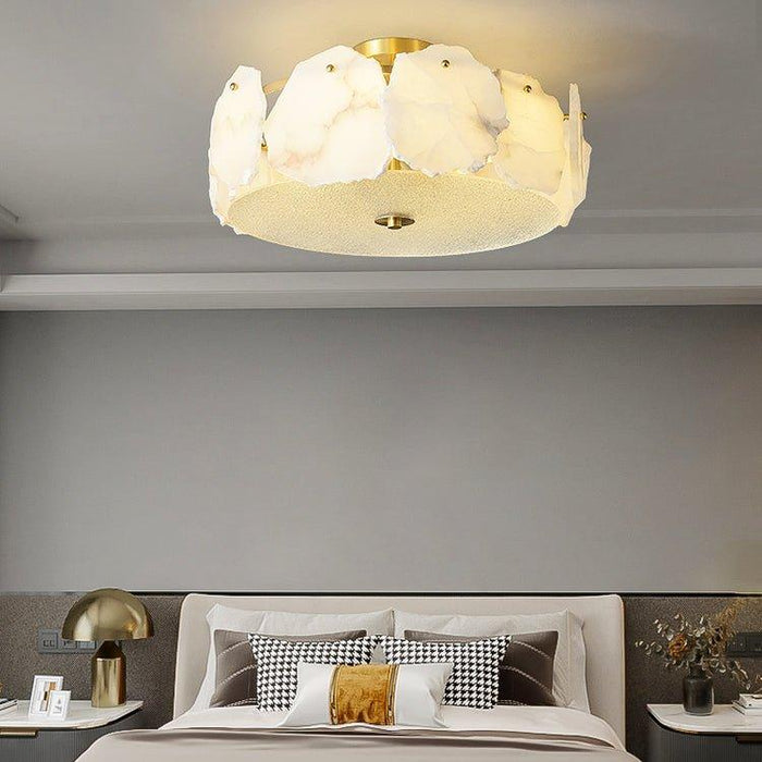 Valeria Alabaster Ceiling Lamp-DWHOME