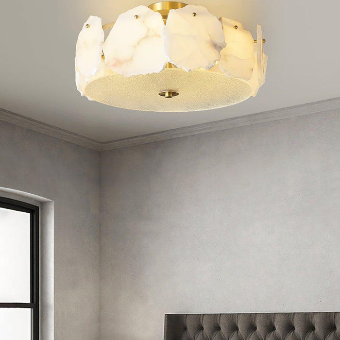 Valeria Alabaster Ceiling Lamp-DWHOME