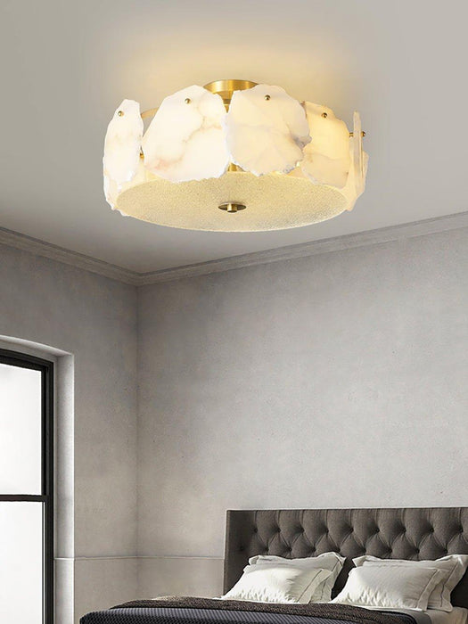 Valeria Alabaster Ceiling Lamp-DWHOME