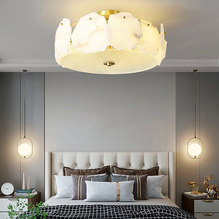 Valeria Alabaster Ceiling Lamp-DWHOME