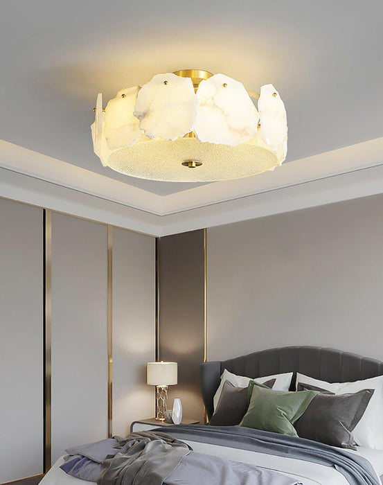 Valeria Alabaster Ceiling Lamp-DWHOME