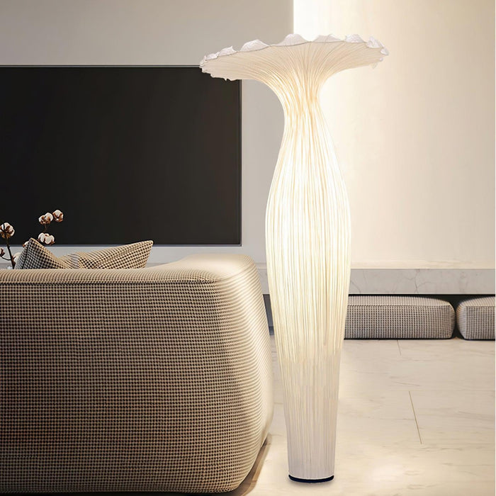 Vase Fabric Floor Lamp-DWHOME