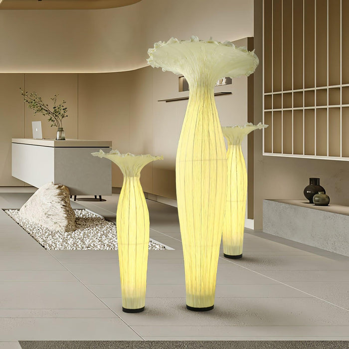Vase Fabric Floor Lamp-DWHOME