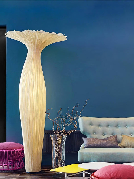 Vase Fabric Floor Lamp-DWHOME