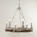 Venezia Wood Wheel Chandelier-DWHOME