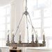 Venezia Wood Wheel Chandelier-DWHOME