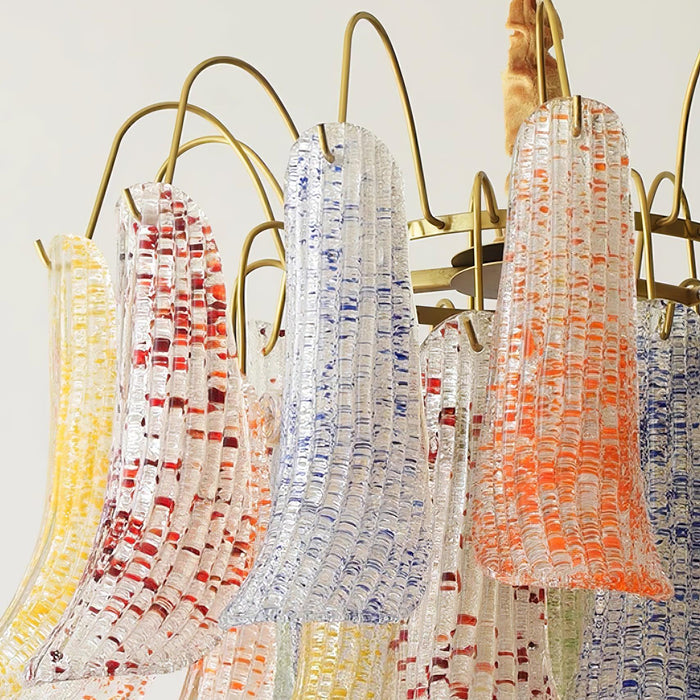 Venini Colorful Murano Glass Chandelier-DWHOME