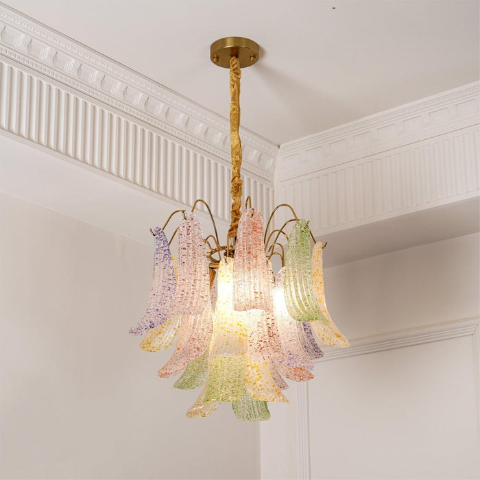 Venini Colorful Murano Glass Chandelier-DWHOME