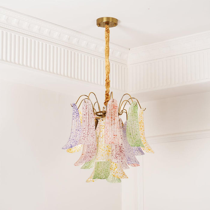 Venini Colorful Murano Glass Chandelier-DWHOME