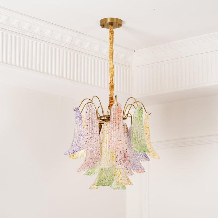 Venini Colorful Murano Glass Chandelier-DWHOME