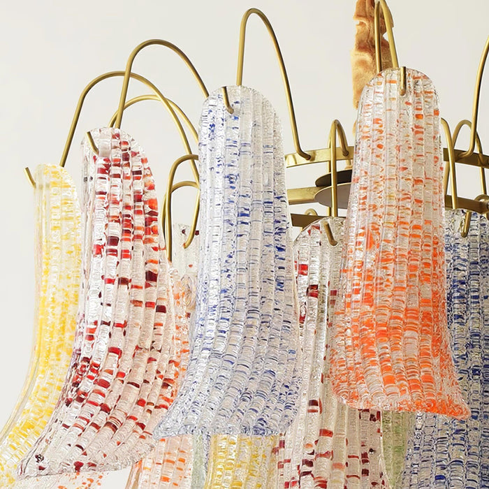 Venini Colorful Murano Glass Chandelier-DWHOME