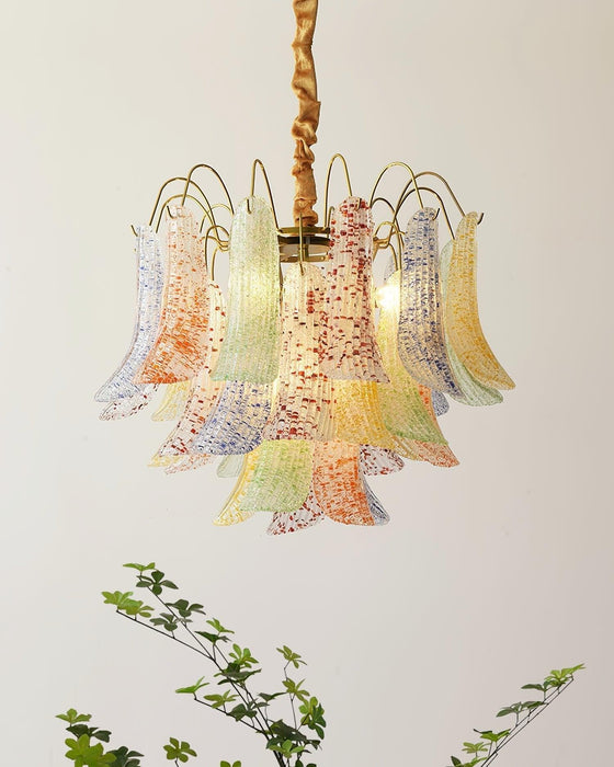 Venini Colorful Murano Glass Chandelier-DWHOME