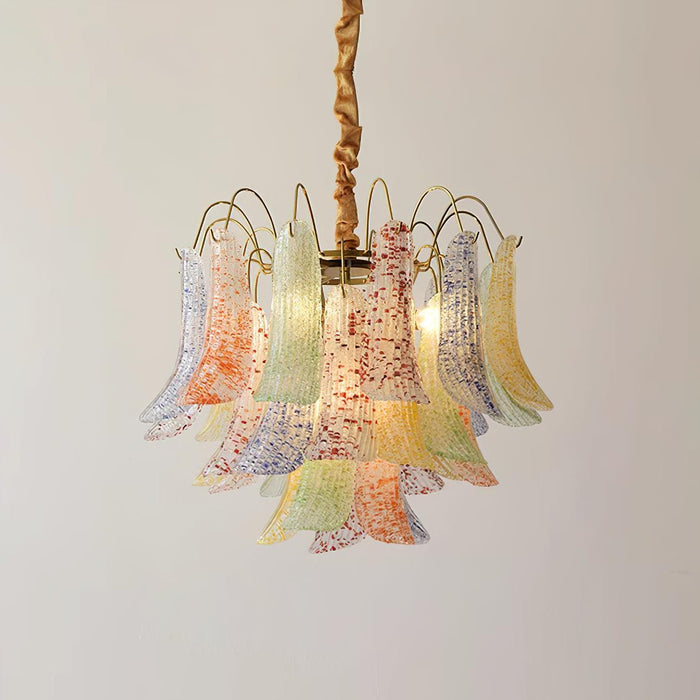 Venini Colorful Murano Glass Chandelier-DWHOME