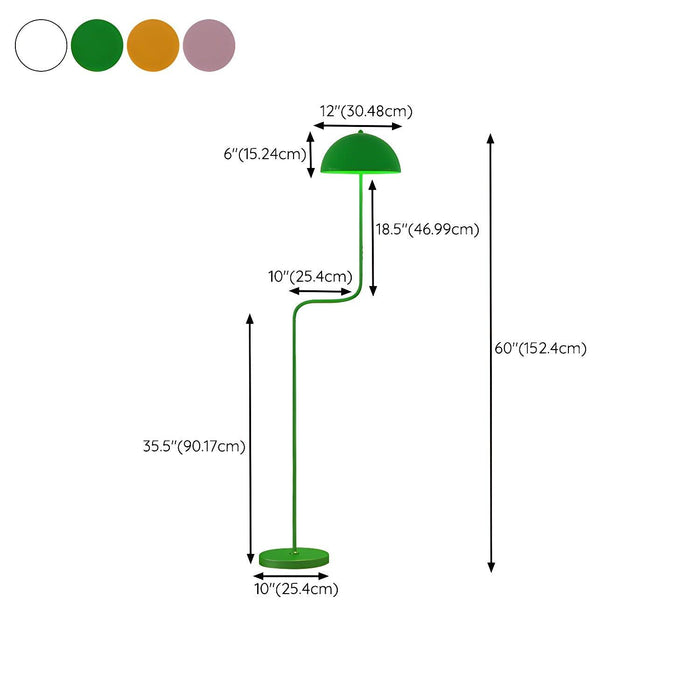 Verdant Arc Floor Lamp-DWHOME