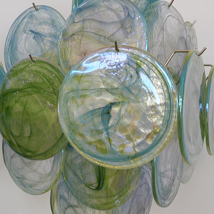 Verdant Bloom Murano Glass Chandelier-DWHOME