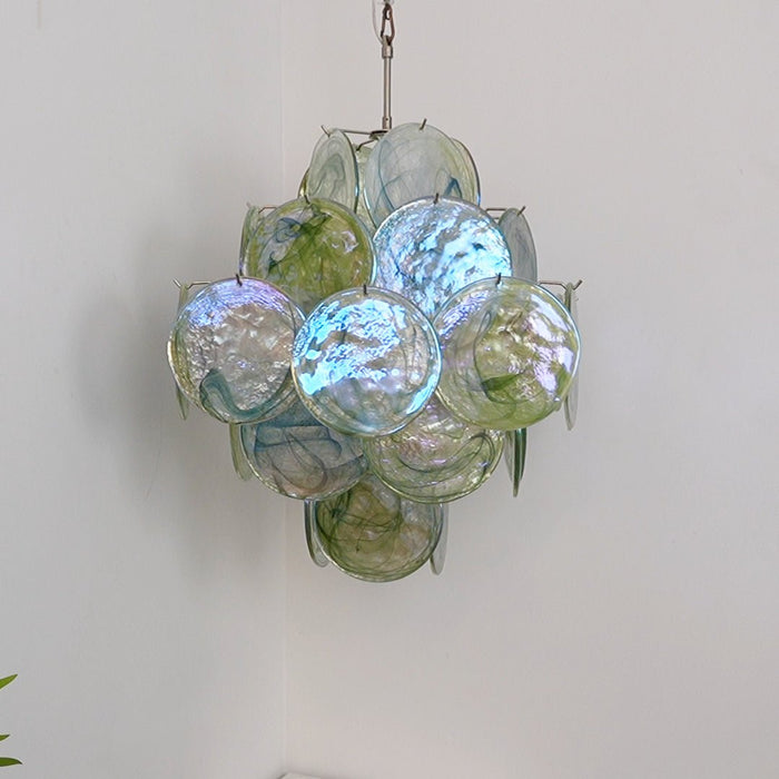 Verdant Bloom Murano Glass Chandelier-DWHOME
