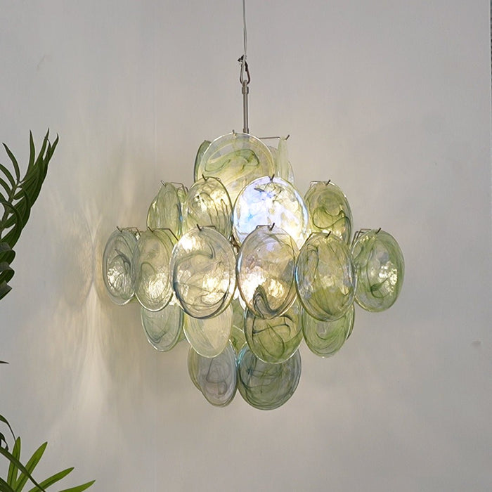 Verdant Bloom Murano Glass Chandelier-DWHOME