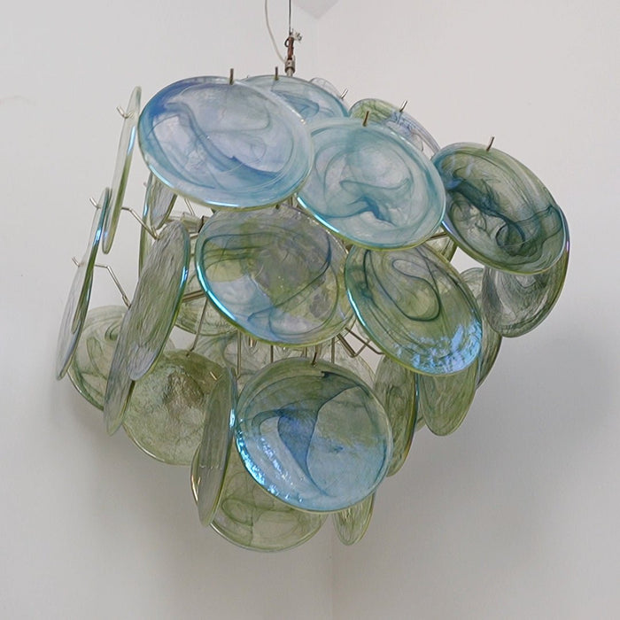 Verdant Bloom Murano Glass Chandelier-DWHOME