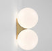 Verner Classic Globe Frosted Glass Wall Lamp - DWHOME