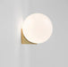 Verner Classic Globe Frosted Glass Wall Lamp - DWHOME