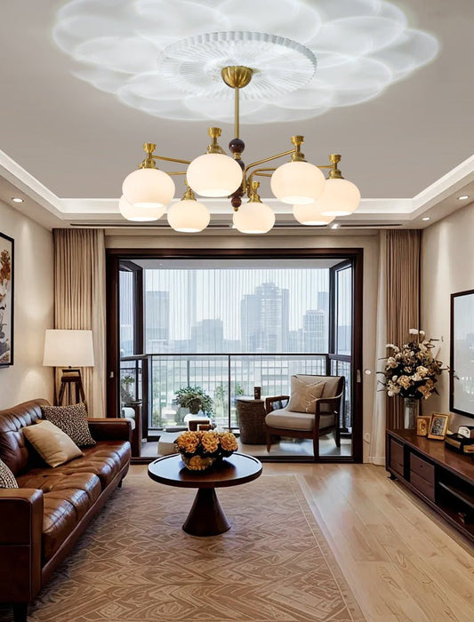 Verona Halo Chandelier-DWHOME