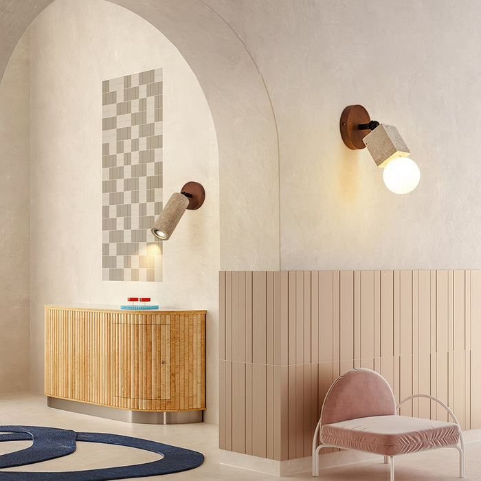 Versa Stone Adjustable Wall Light-DWHOME