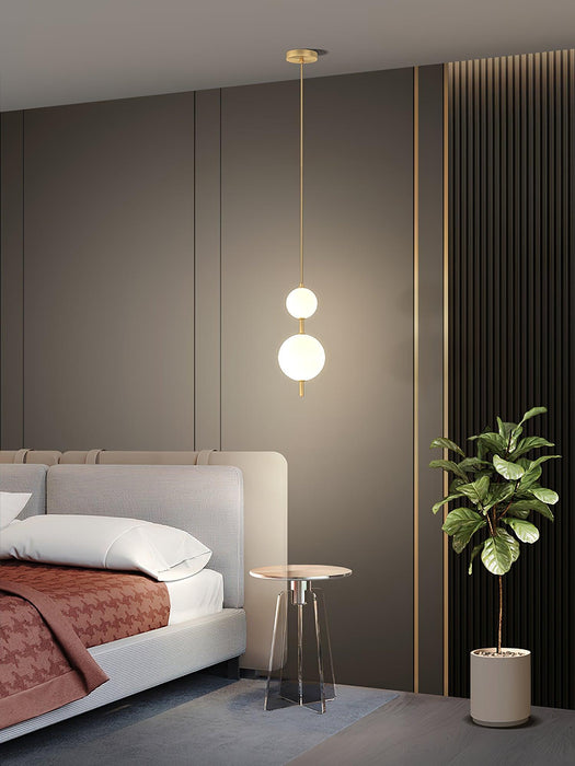 Vertical Globe Pendant Lamp-DWHOME