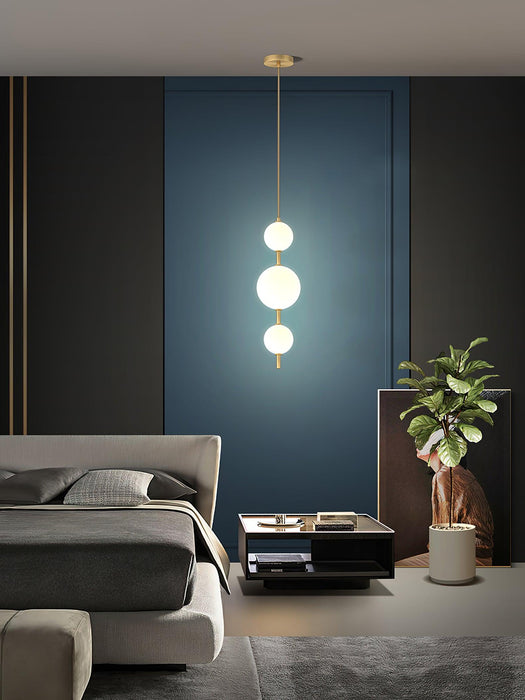 Vertical Globe Pendant Lamp-DWHOME