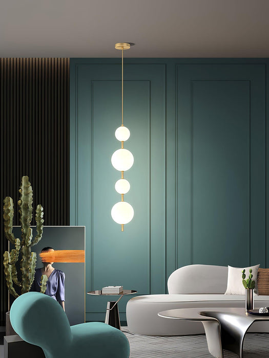 Vertical Globe Pendant Lamp-DWHOME