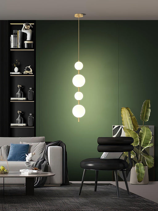 Vertical Globe Pendant Lamp-DWHOME