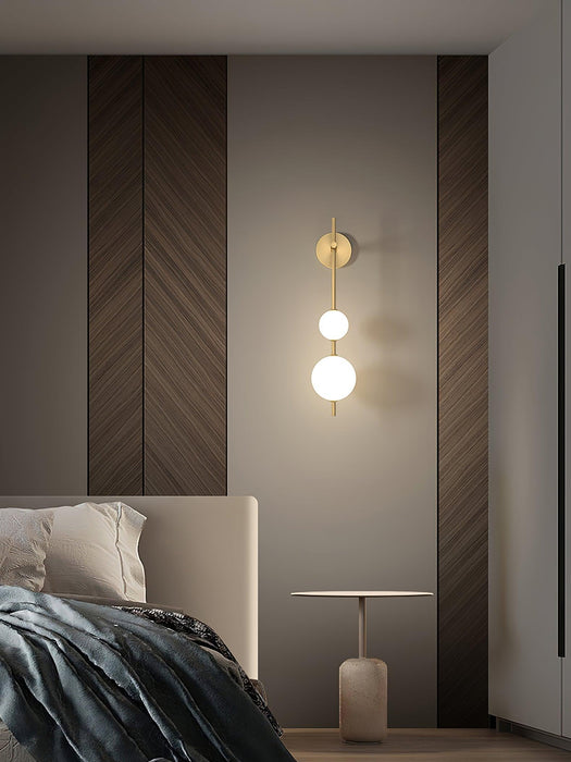 Vertical Globe Wall Lamp-DWHOME