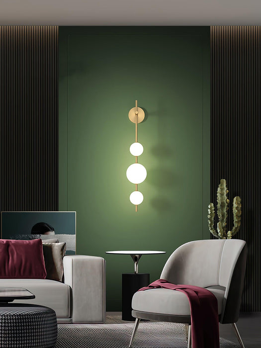 Vertical Globe Wall Lamp-DWHOME